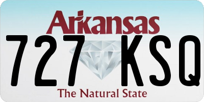 AR license plate 727KSQ