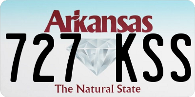 AR license plate 727KSS