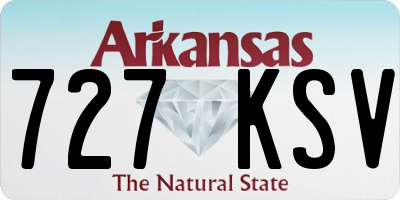 AR license plate 727KSV