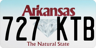 AR license plate 727KTB