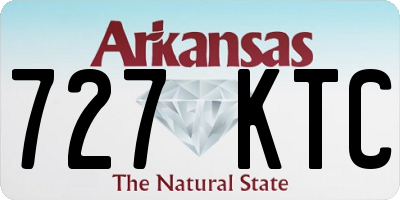 AR license plate 727KTC