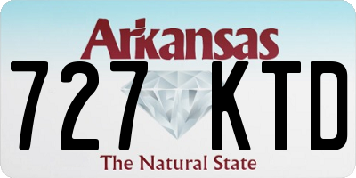AR license plate 727KTD