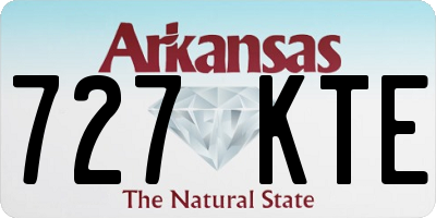 AR license plate 727KTE