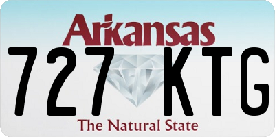 AR license plate 727KTG