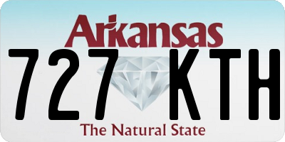 AR license plate 727KTH