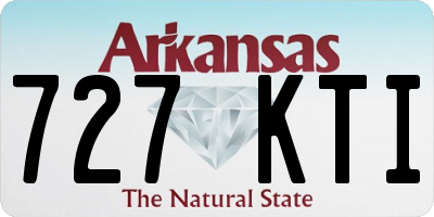 AR license plate 727KTI