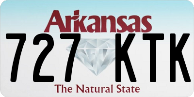 AR license plate 727KTK