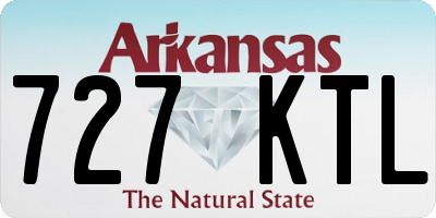 AR license plate 727KTL