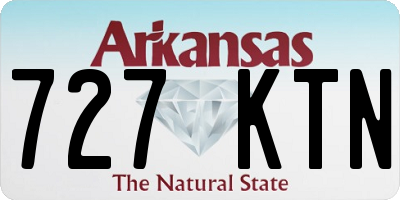 AR license plate 727KTN