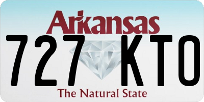 AR license plate 727KTO