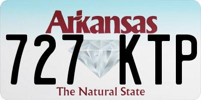 AR license plate 727KTP