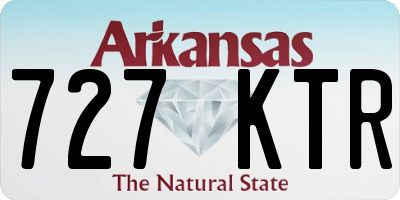 AR license plate 727KTR