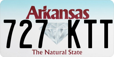 AR license plate 727KTT