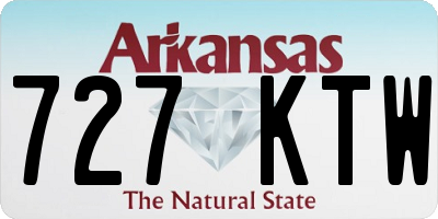 AR license plate 727KTW