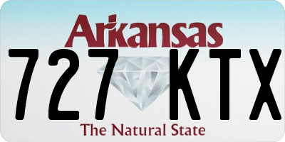 AR license plate 727KTX