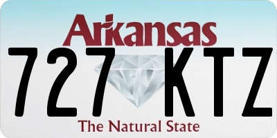 AR license plate 727KTZ