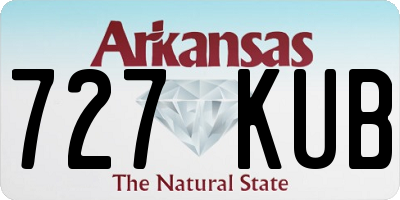 AR license plate 727KUB
