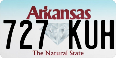 AR license plate 727KUH