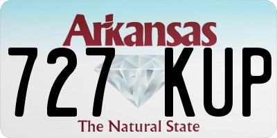 AR license plate 727KUP