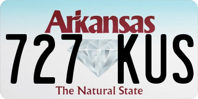 AR license plate 727KUS