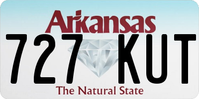 AR license plate 727KUT