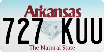 AR license plate 727KUU