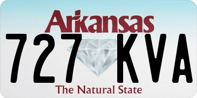 AR license plate 727KVA