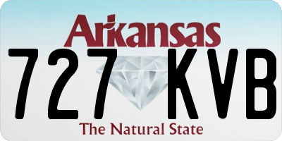 AR license plate 727KVB