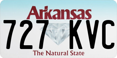 AR license plate 727KVC