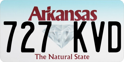AR license plate 727KVD
