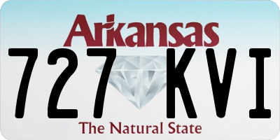 AR license plate 727KVI