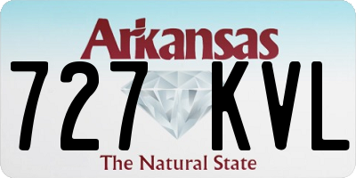 AR license plate 727KVL