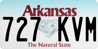 AR license plate 727KVM