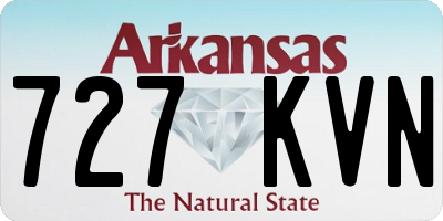 AR license plate 727KVN