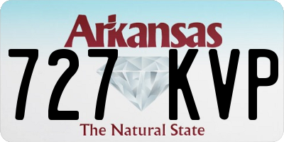 AR license plate 727KVP
