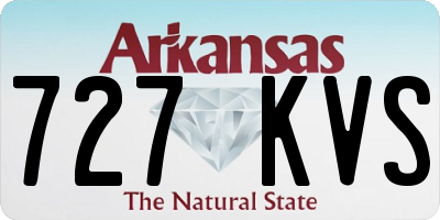 AR license plate 727KVS