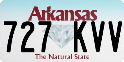 AR license plate 727KVV