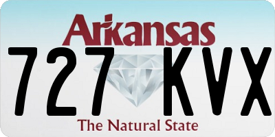 AR license plate 727KVX