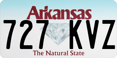 AR license plate 727KVZ