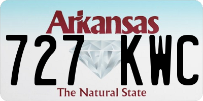 AR license plate 727KWC
