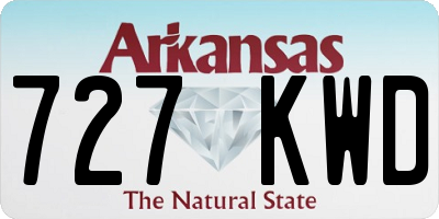 AR license plate 727KWD