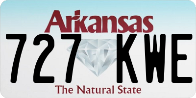 AR license plate 727KWE