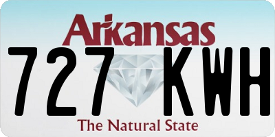 AR license plate 727KWH