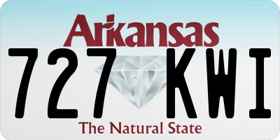 AR license plate 727KWI