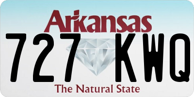 AR license plate 727KWQ