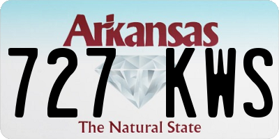 AR license plate 727KWS