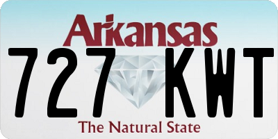 AR license plate 727KWT