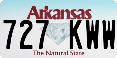 AR license plate 727KWW