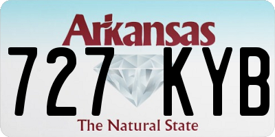 AR license plate 727KYB