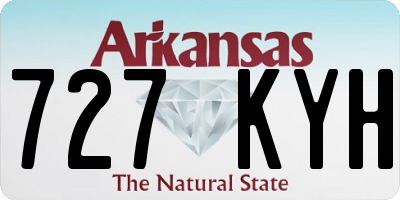 AR license plate 727KYH